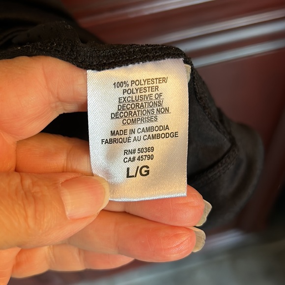 JUICY COUTURE black tank sports top size large - Picture 8 of 8